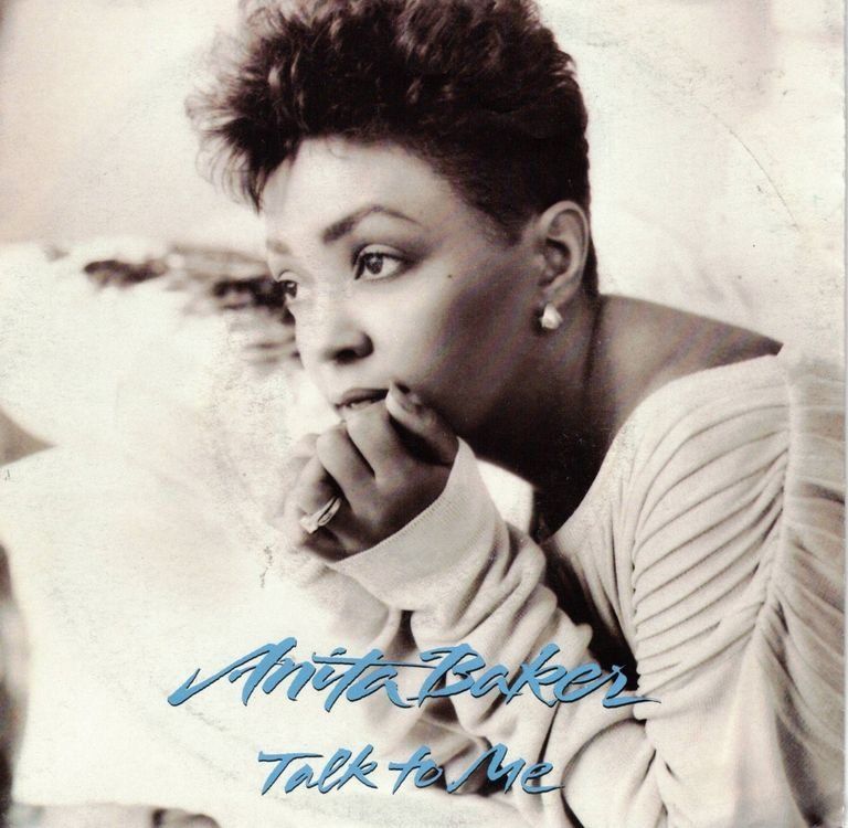 Dischi in vinile: Anita Baker  --  Talk to me  Single7 – Usato da Rheinau venduto da asteng