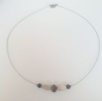 Halskette 925 Silber mit Perlen 