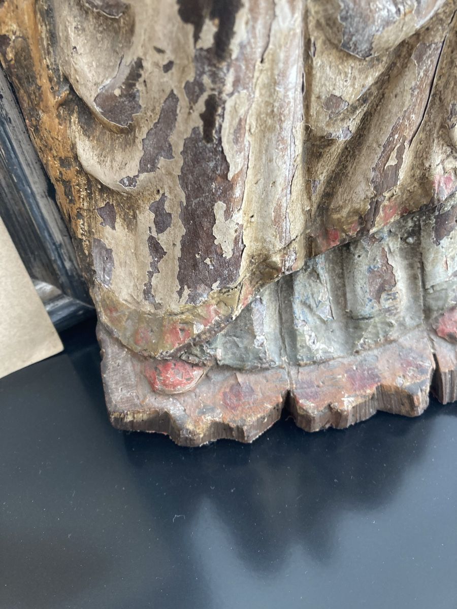 Sculture & Statue: Wunderbare Figur Madonna mit Kind, Holz, antik – Usato da Zürich venduto da kostbares 4
