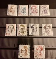 Série de timbres femmes célèbres allemandes en neuf!