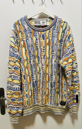 Maglione Carlo Colucci colorato taglia XL estivo ricamato