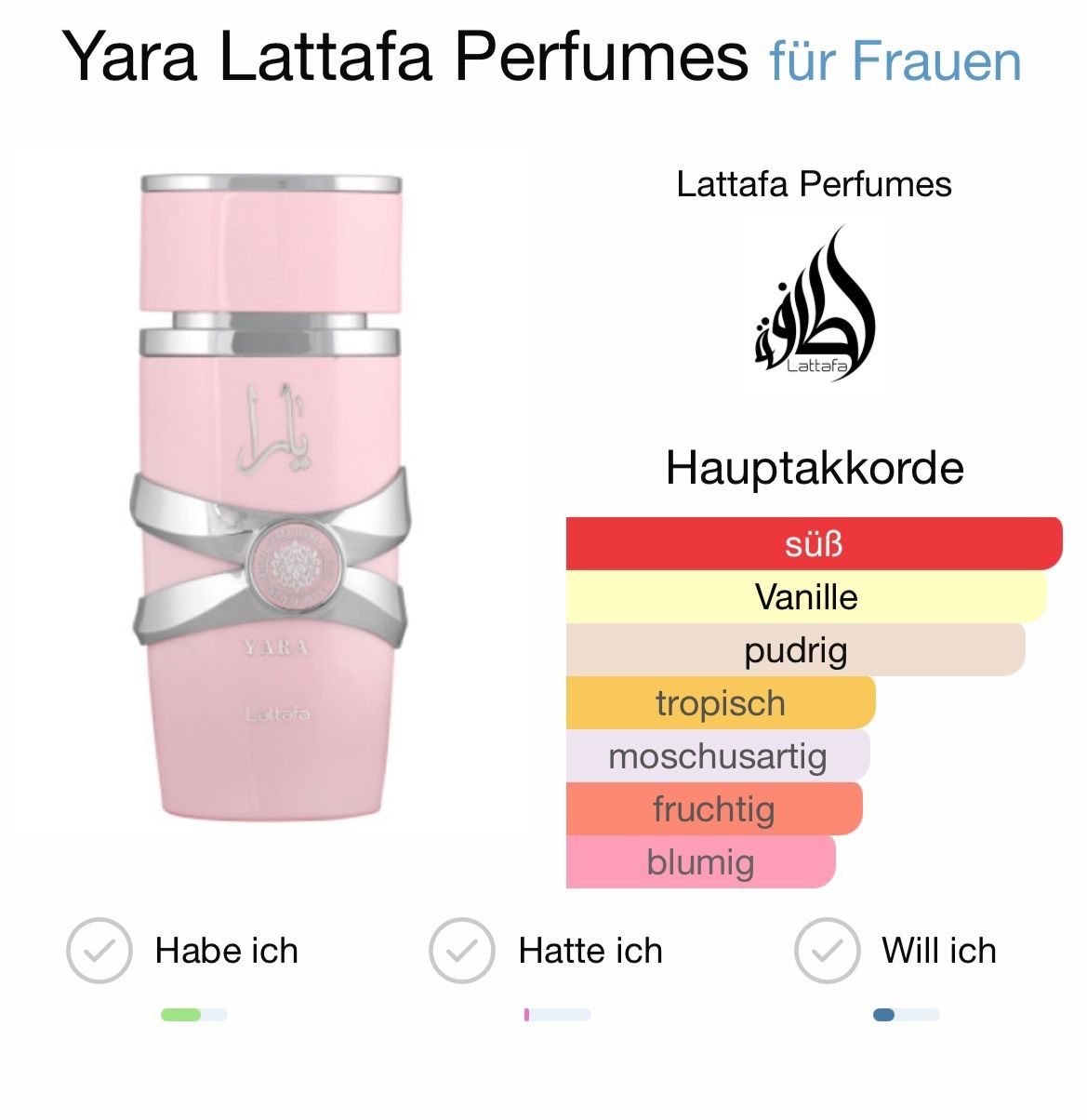 Lattafa Profumi & Eau de Toilette: Lattafa Yara EDP 5 ml Abfüllung. – Usato da Zürich venduto da deruja 4