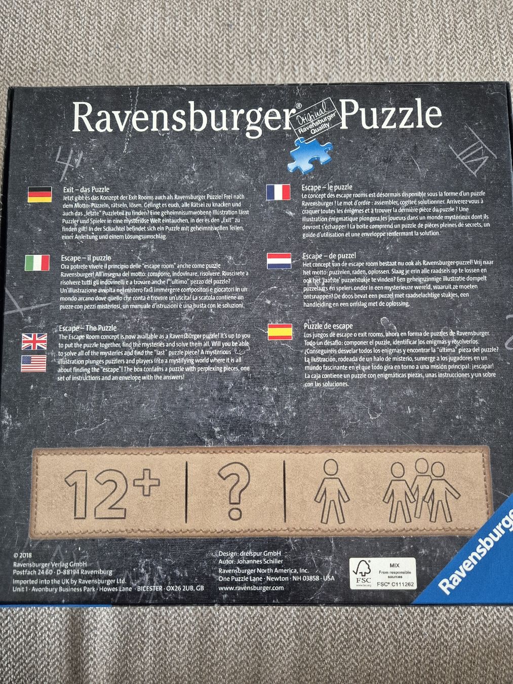 Ravensburger Puzzle: Escape Puzzle neuwertig – Usato da Baden venduto da kae_n69w 1