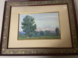 Neuer Preis!! Robert Lanz, Aquarell, um 1900