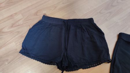 Shorts kurz schwarz Gr. S, Damen, Zara, Neu! 4 Stk.