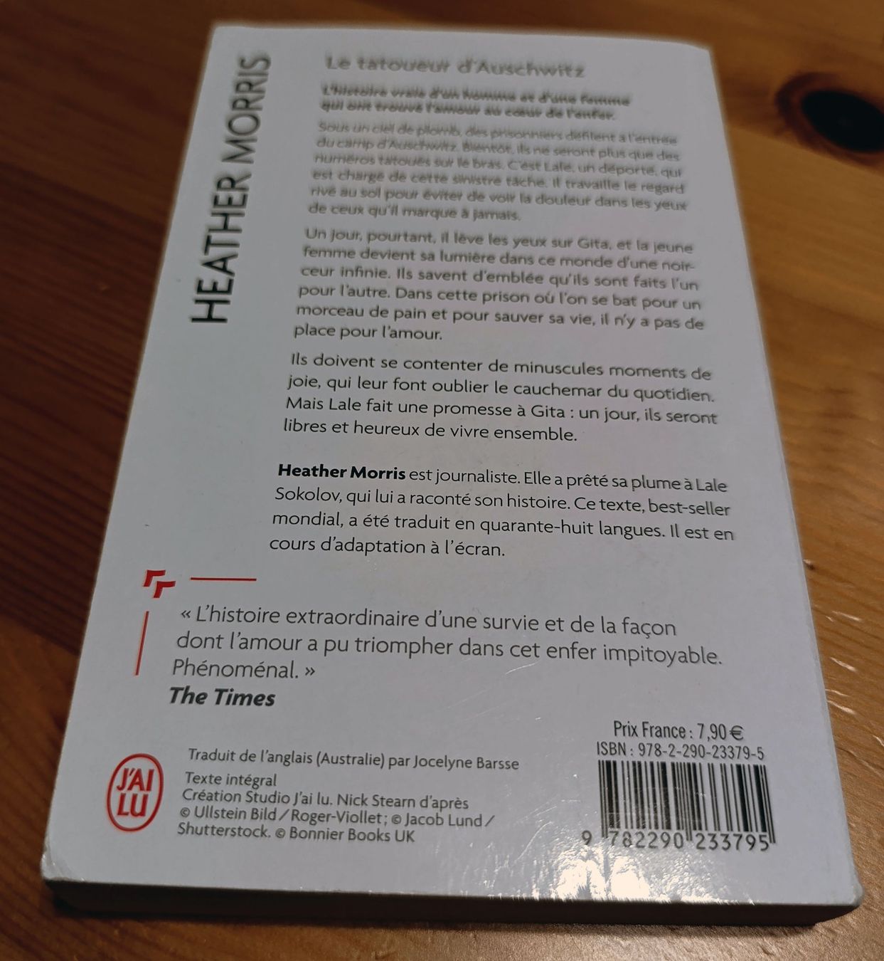 Libri: Le tatoueur d'Auschwitz – Usato da Prangins venduto da Timband 3