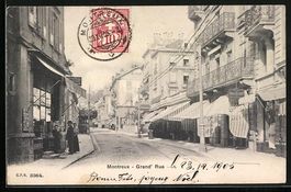 Montreux, Grand' Rue, Ansichtskartenverk