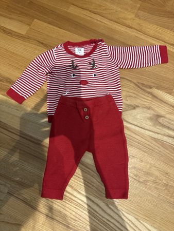 Weihnachtsoutfit Baby 62