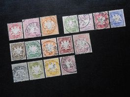 Bayern  Mi Nr. unten beschrieben  1881/00 - Mi 80 €  Lot 727