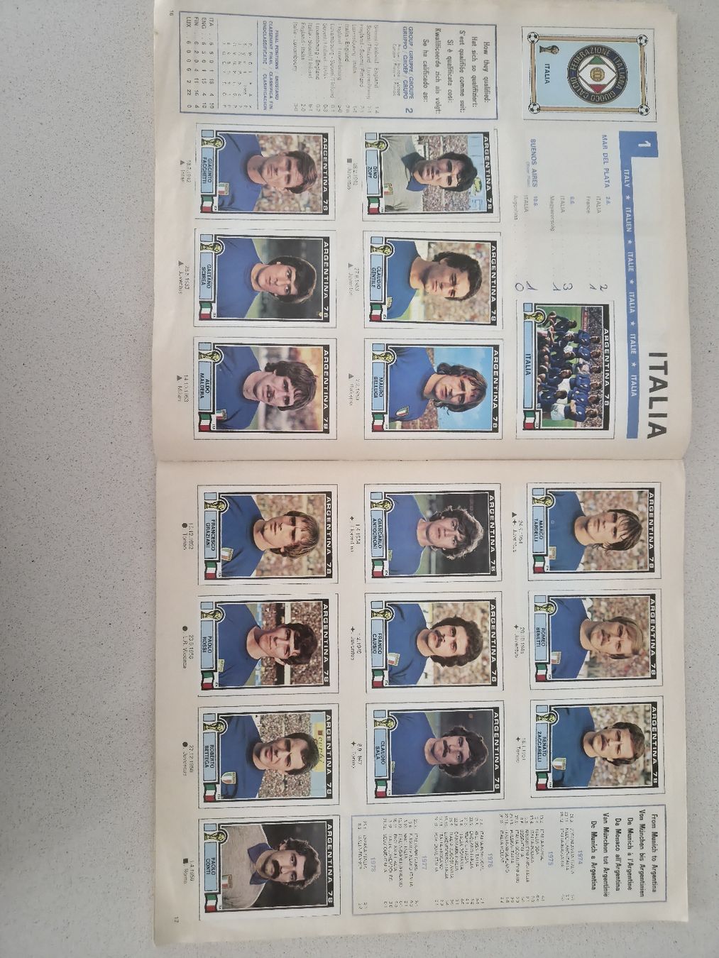Panini Album: PANINI 1978 ARGENTINA KOMPLETT – Usato da Wald ZH venduto da mnml_18 2