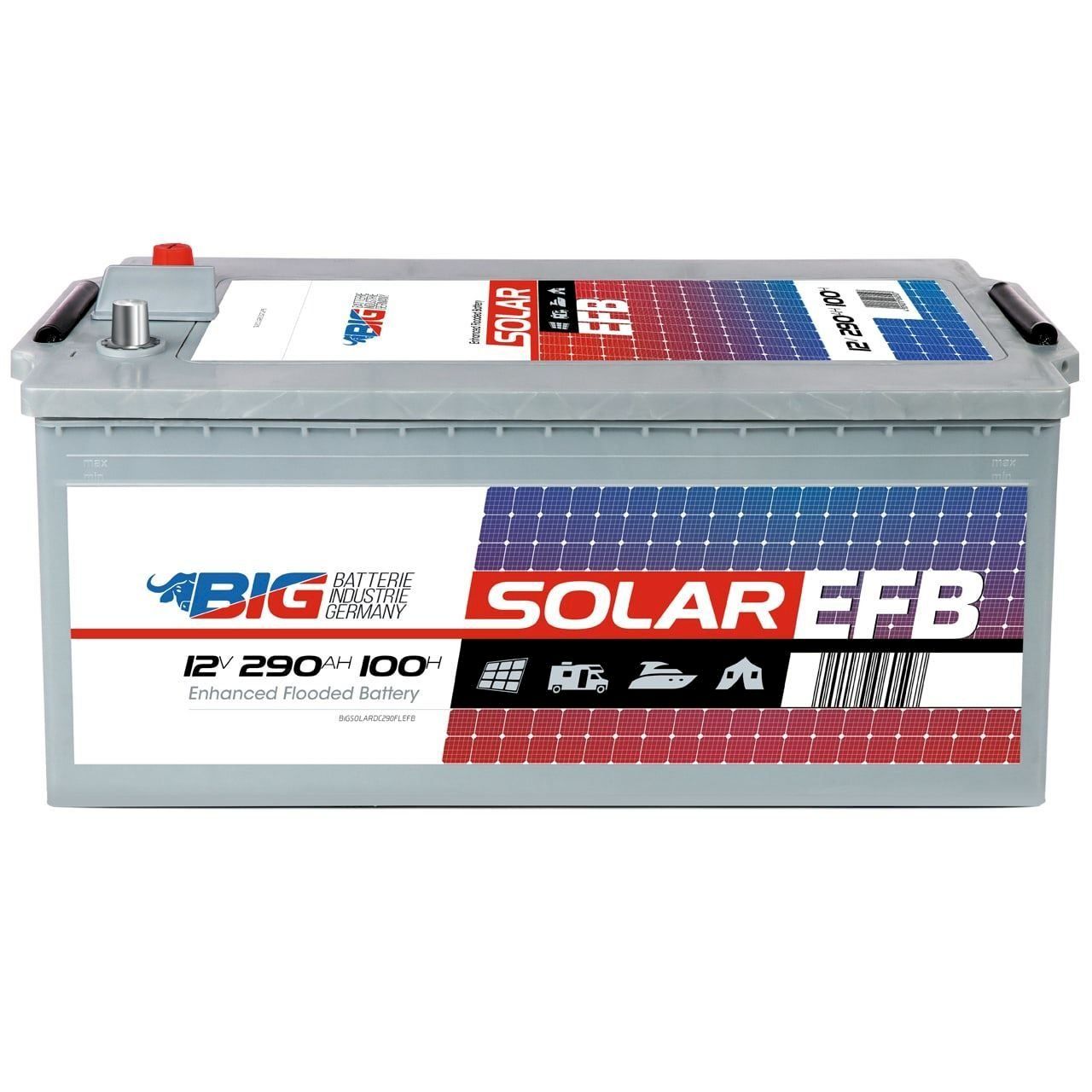 Batterien: BIG EFB 12V 290Ah C100 Solarbatterie – Neu und originalverpackt aus Bottighofen von zaap