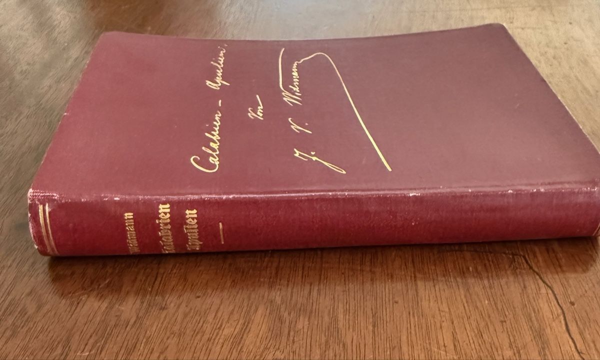 Bücher: Antikes Buch: Calabrien und Apulien, Widmann, 1904 – Gebraucht aus Weisslingen von Jannaki 4