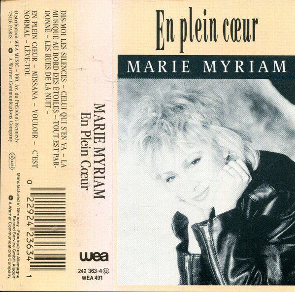 Musicassette: CASSETTE MARIE MYRIAM - CHANSONS – Usato da PORRENTRTUY venduto da RABAIS_SPORT 1