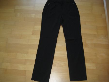 Buntfalthose schwarz Grösse 36