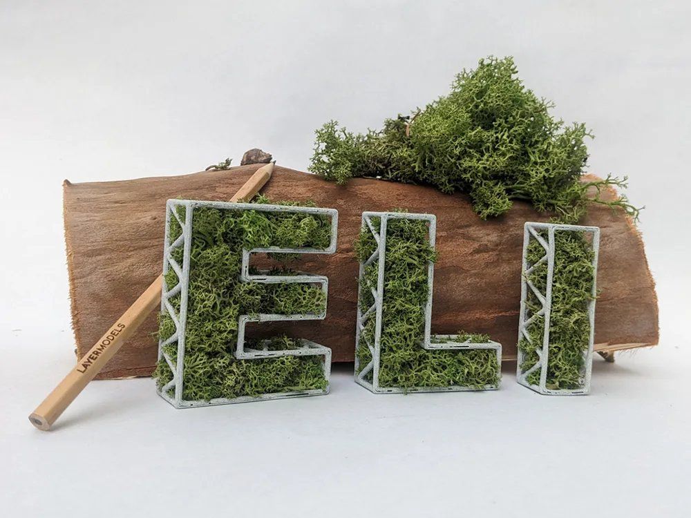 Tutte le decorazioni: Moosbuchstaben | Personalisiert | inkl. Versand – Nuovo (secondo la descrizione) da Aristau venduto da EvoSwiss3D 1