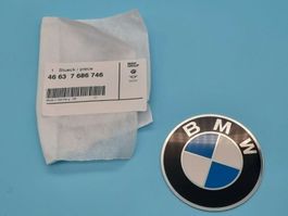 1x Original BMW Motorrad Plakette Emblem 70mm für Motokoffer
