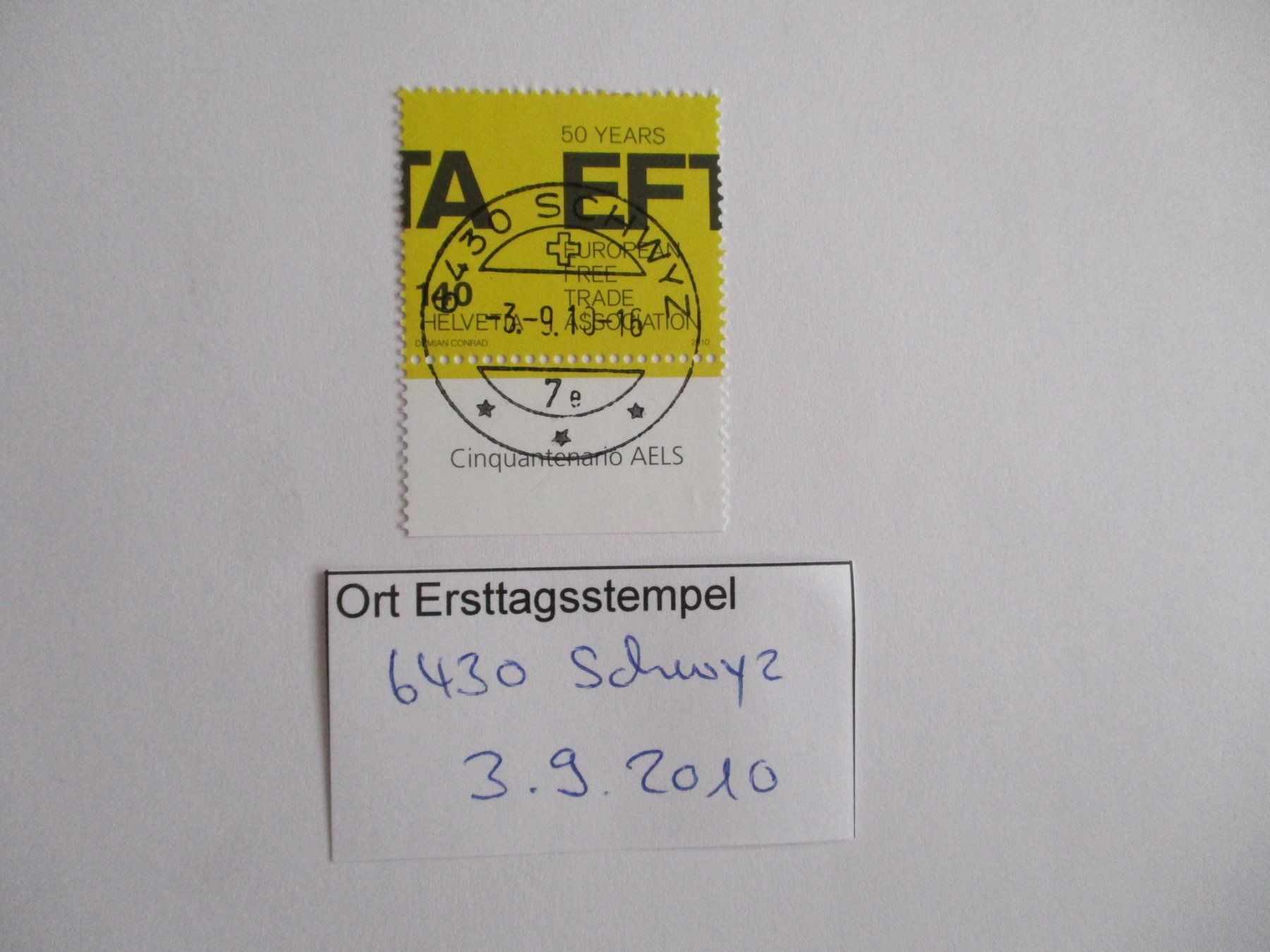 Tutti i francobolli: Voll Ort Ersttagsstempel 6438 Ibach – Usato da Langnau b. Reiden venduto da Aktuell88