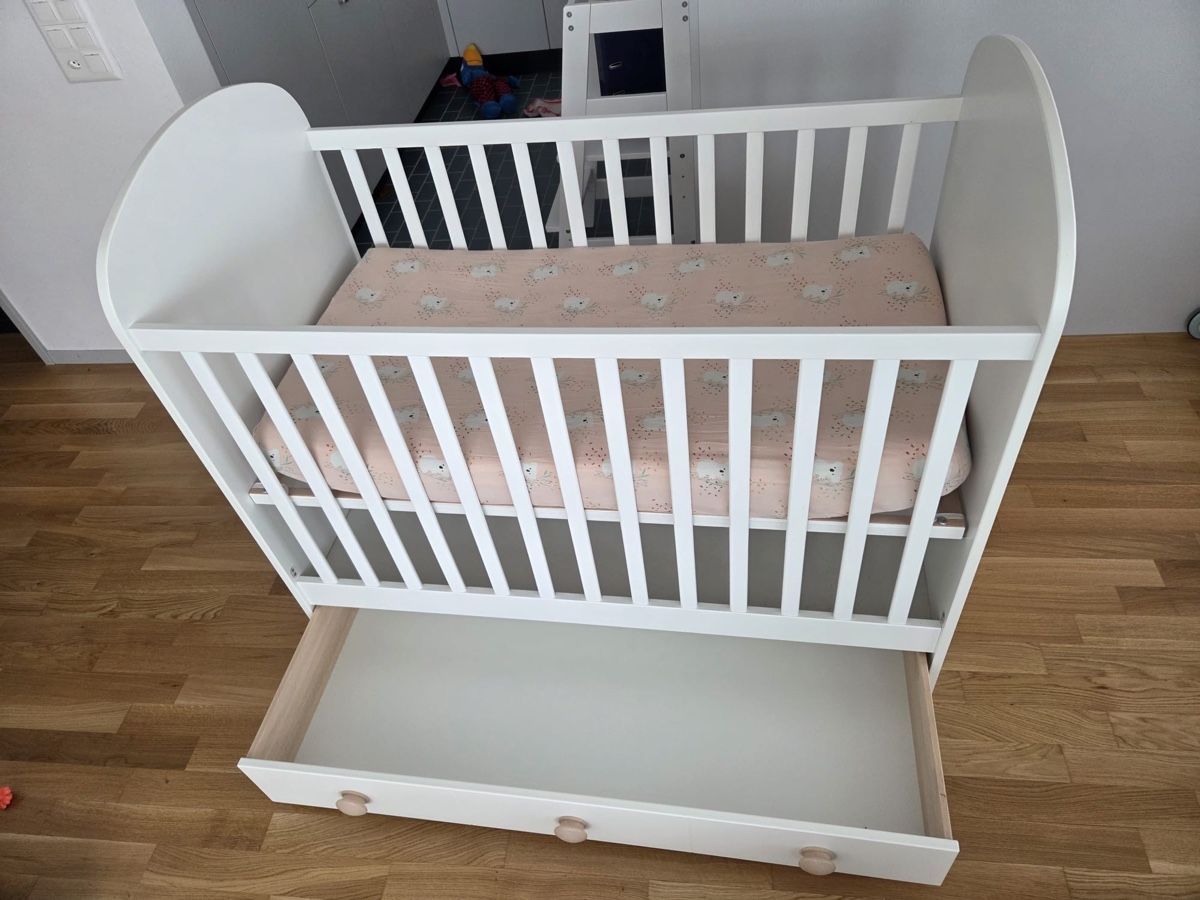 Letti: Ikea Gonatt Babybett mit Schubfach – Usato da Cham venduto da Sandro-G 2