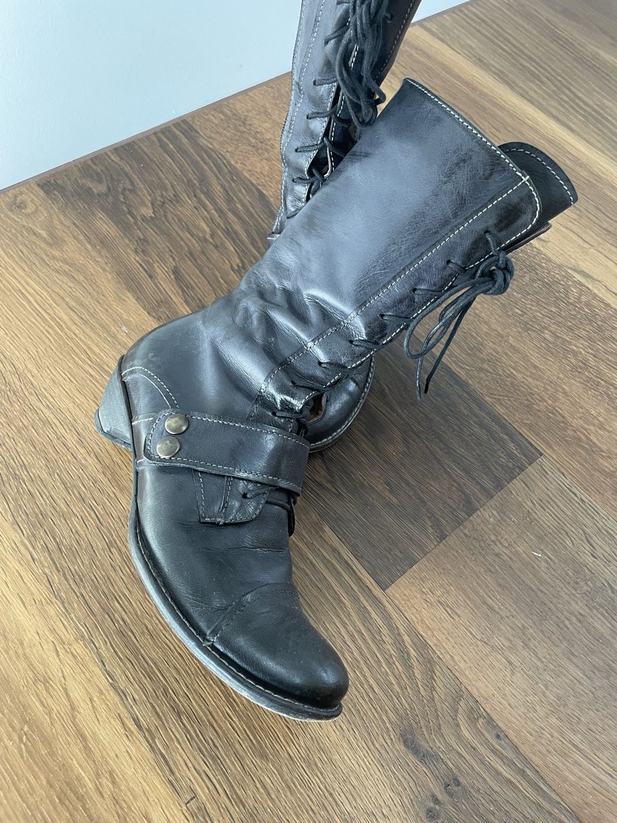 Scarpe da donna: Schwarze Lederstiefel Gidigo Grösse 36 – Usato da Zollikofen venduto da Prosecco7 3