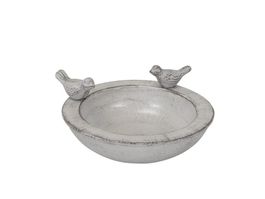 Vogeltränke grau Terracotta D: 32cm, H: 14cm