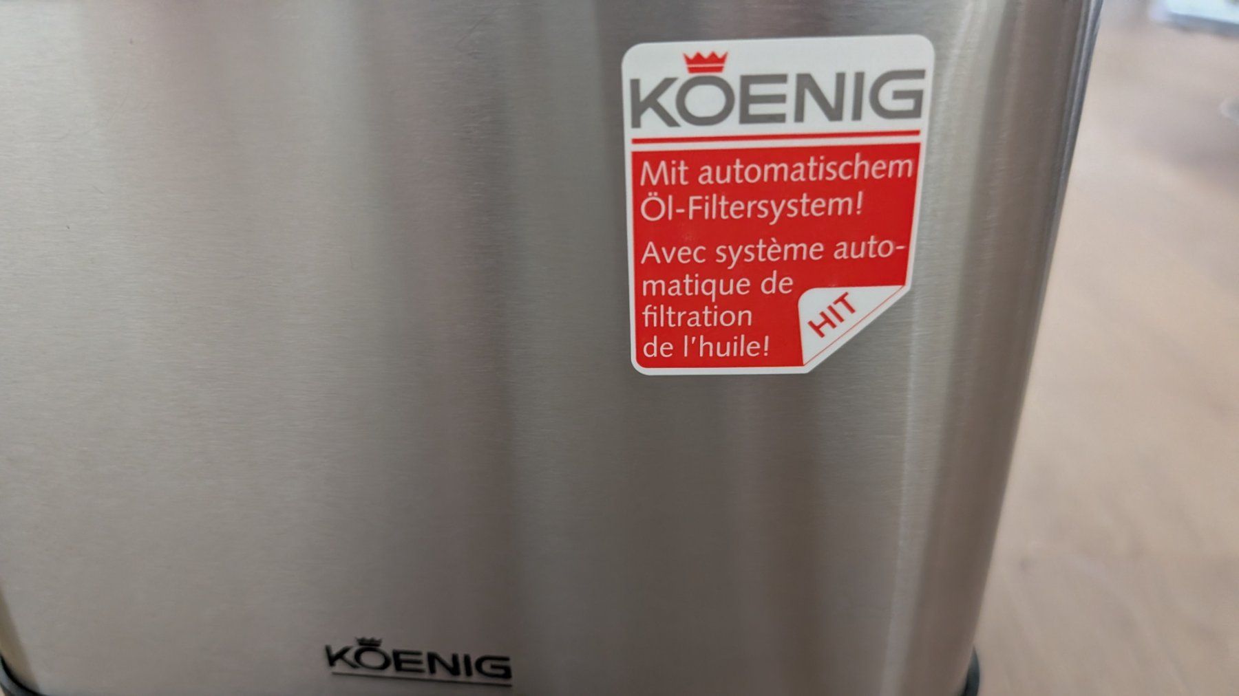 Elettrodomestici da cucina: König Friteuse mit Oel-Filtersystem – Usato da Jegenstorf venduto da schucheli 3