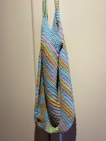 STRAND-/UMHÄNGETASCHE,HANDGEMACHT