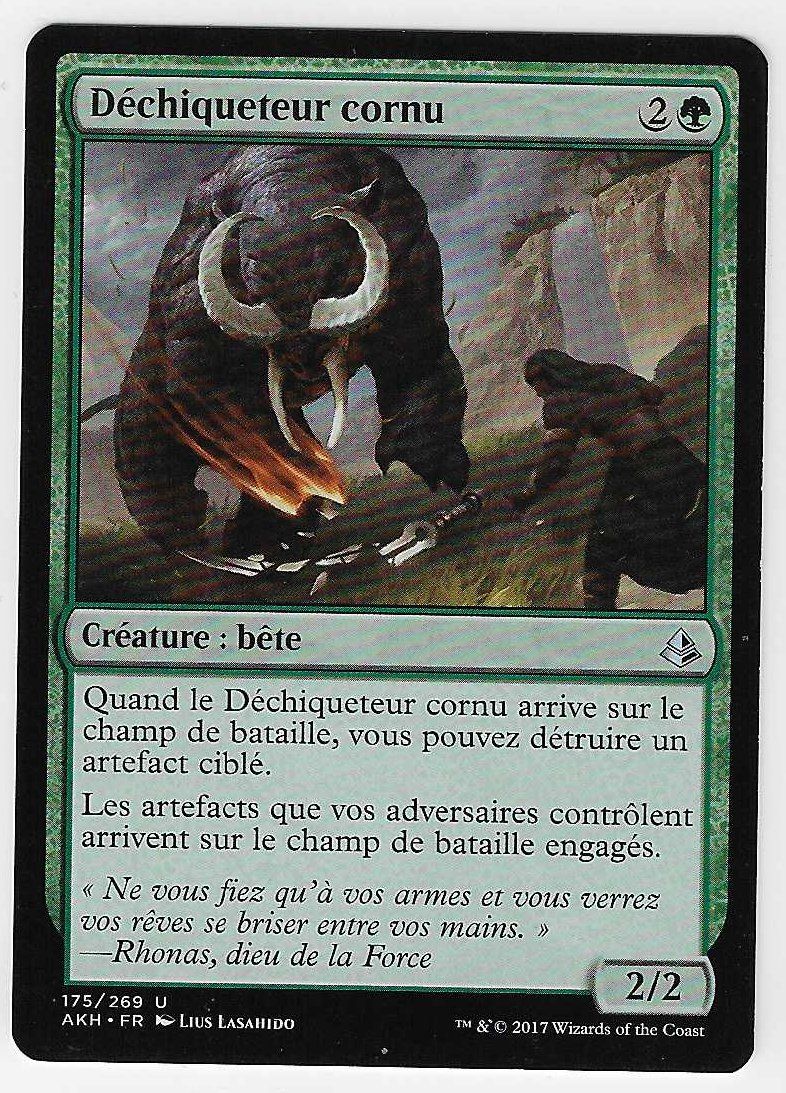 Magic The Gathering Carte collezionabili: [MTG] Manglehorn [fr] – Usato da Nyon venduto da LucidumMTG