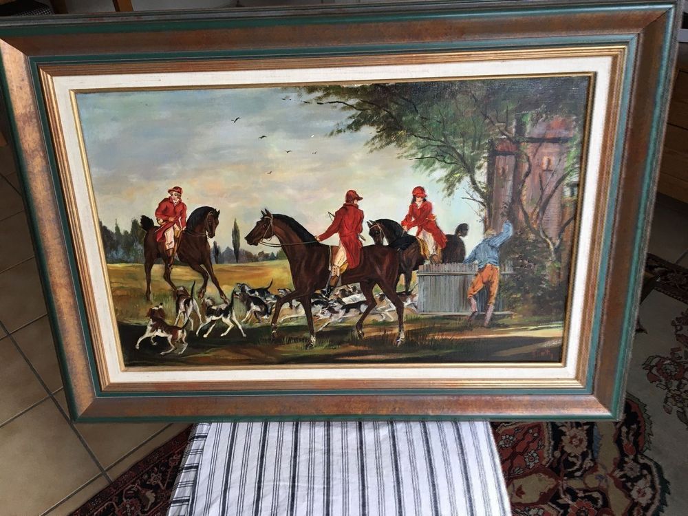 Tableau de chasse Scène de chasse Kaufen auf Ricardo