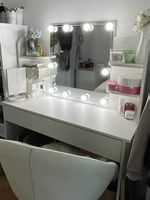 Schminktisch weiss mit LED Lichter