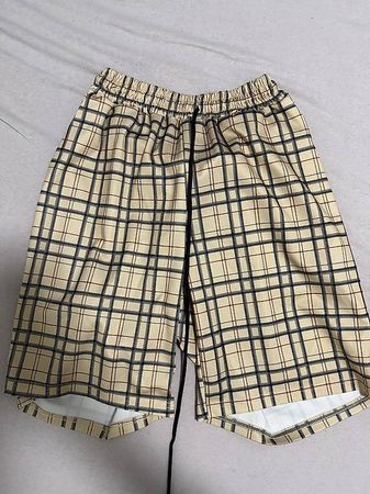 Pantaloncini a Quadri Stile Tartan / Taglia M 