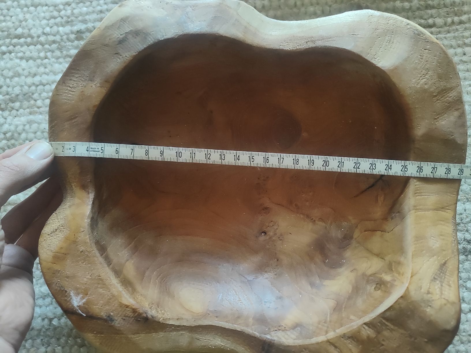 Alle Dekorationen: Holzschale ca 30cm – Gebraucht aus Bauma von ObrMar 1
