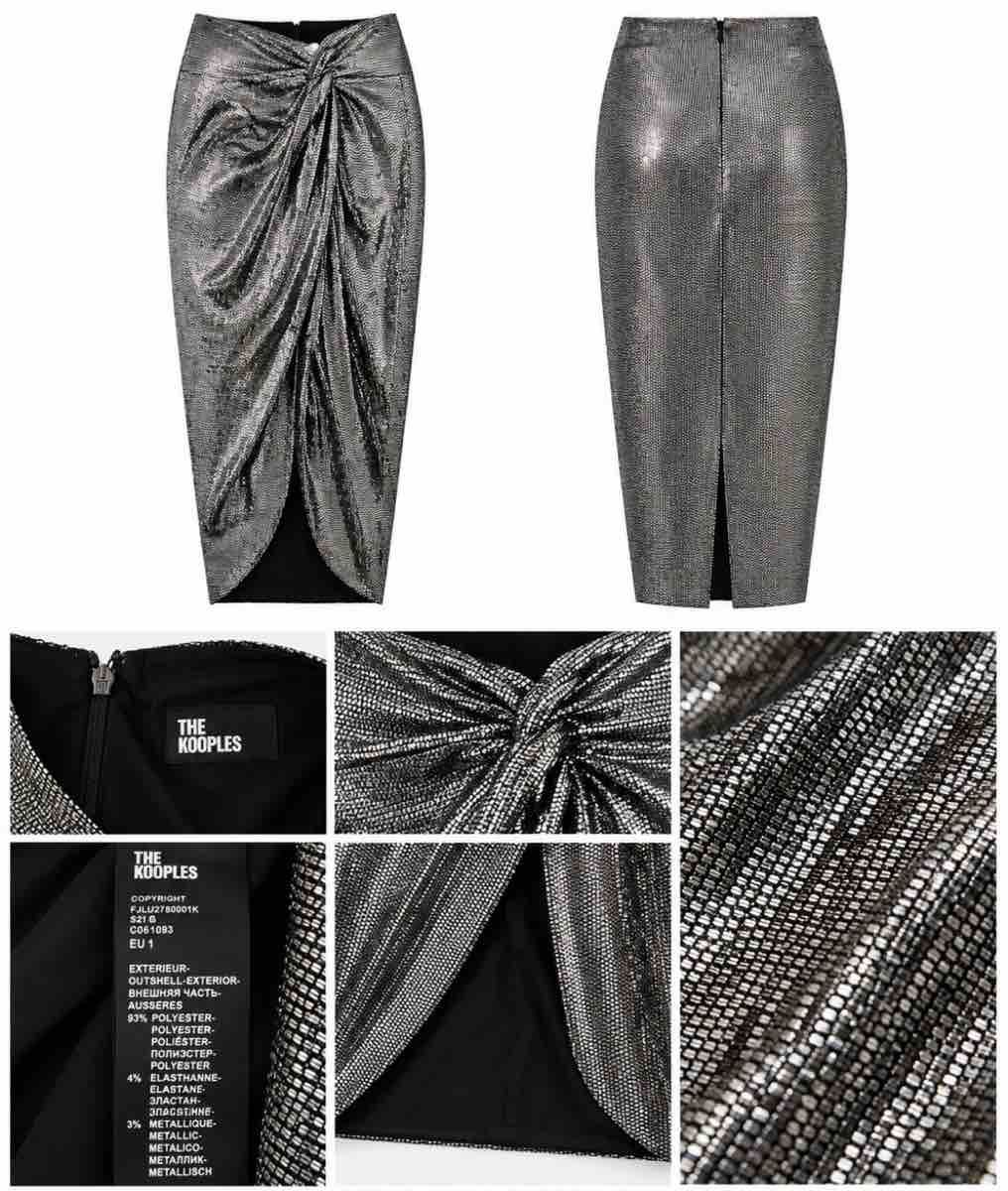 Kooples Gonne: The Kooples Rock Silber neu – Nuovo (secondo la descrizione) da Thun venduto da diSchatz