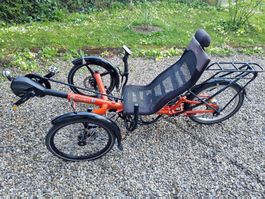 Liege- Dreirad HP Velotechnik Scorpion FX 20 mit Motor