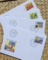 4 FDC Pro Juventute Satz 2004