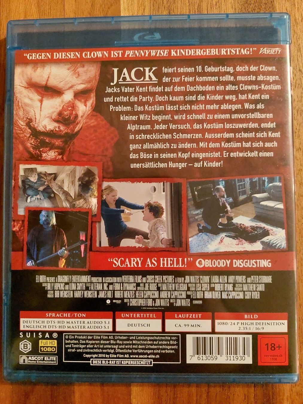 Alle DVDs: Blu Ray - Clown – Gebraucht aus Rheinfelden von FilmAuktion 1