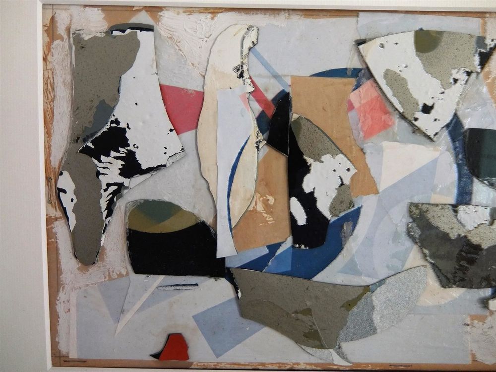 Ugo Cogliati (1925-1985) original mischtechnik collage 1 | Kaufen auf ...