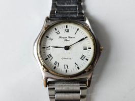 Montre à quartz en métal François Parent, Paris - défectueux