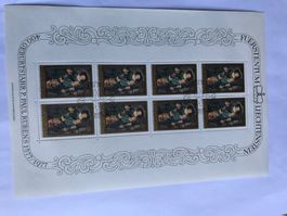briefmarken FL, 400 jahre P. Rubens, 8-er block 1977