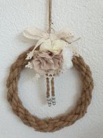 Kranz aus Seil mit auswechselbarer Deko Türdeko