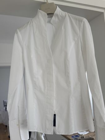 Damen Bluse ALICE-NOS weiss Grösse 34 Baumwolle neuwertig