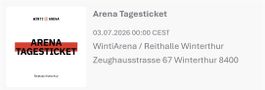 Winti Arena 03.07.26 1 Ticket
