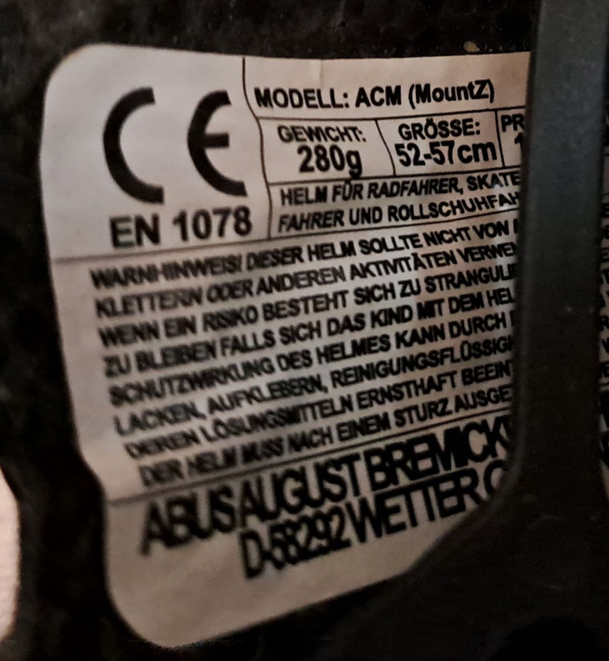 Abus Helme: Velohelm ABUS_ACM MountZ_Gr. 52-57cm_türkis – Gebraucht aus Niederweningen von schlossgeist8158 5