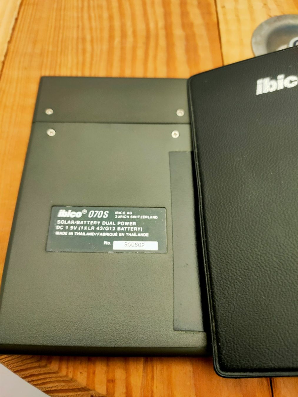 Ibico Calcolatrici tascabili: Taschenrechner Ibico 070 S - Solar, Batterie – Usato da Zug venduto da schnepps 2