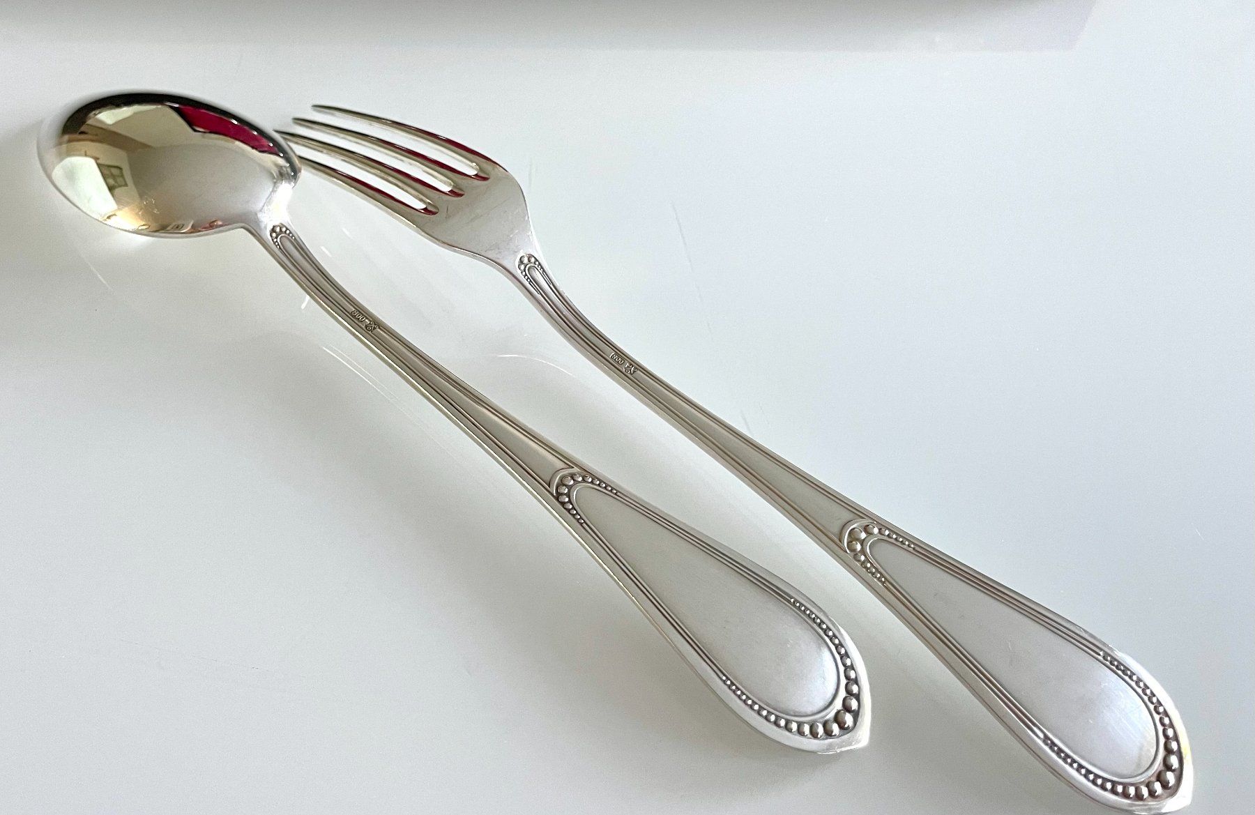 Jezler Set di posate: Jezler 800er Silber Besteck – Usato da Stein AG venduto da Isra6 5