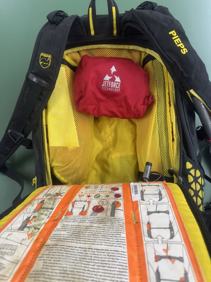 Zaini: Pieps Tour Rider 24 Jetforce Avalanche Backpack Black – Usato da Zürich venduto da ReinholdMessner 4