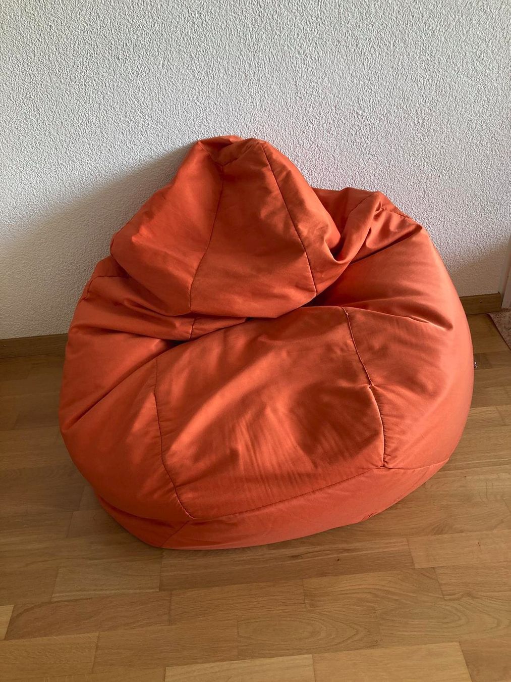 Sessel: Sitzsack orange – Gebraucht aus Bern von romanstutz