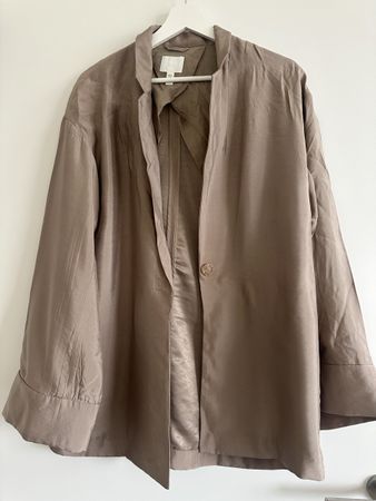 Schimmer-Blazer oversized
