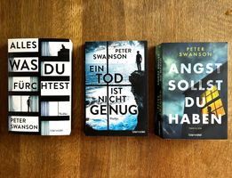 Peter Swanson Büchersammlung, Krimisammlung, Thriller, Krimi