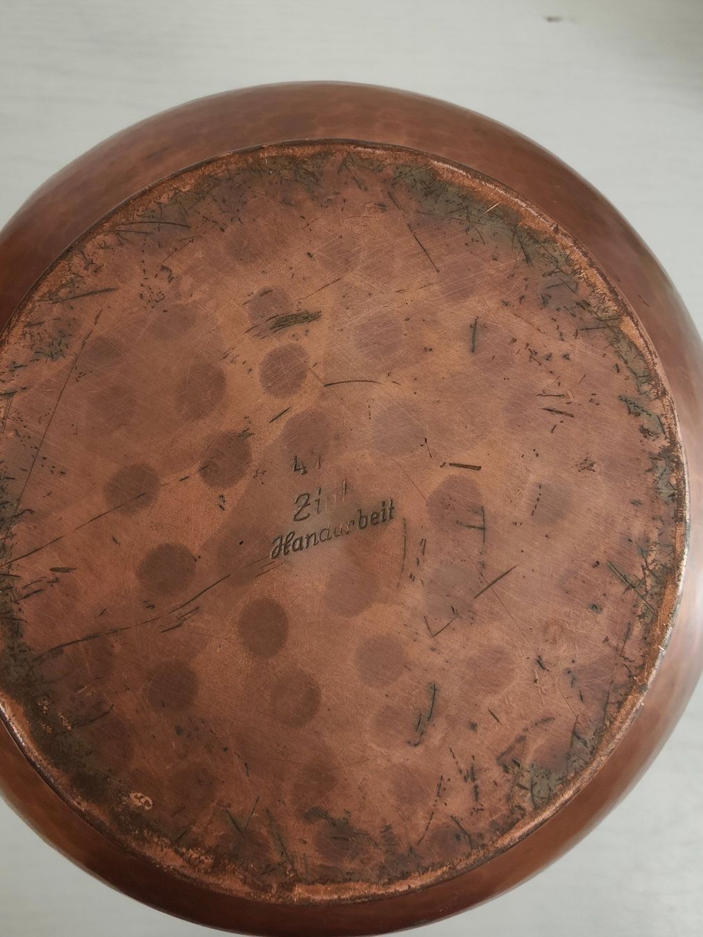 Vasi & Recipienti: Kupferkrug mit Henkel, Hammered-Look – Usato da Hemishofen venduto da Lany 5