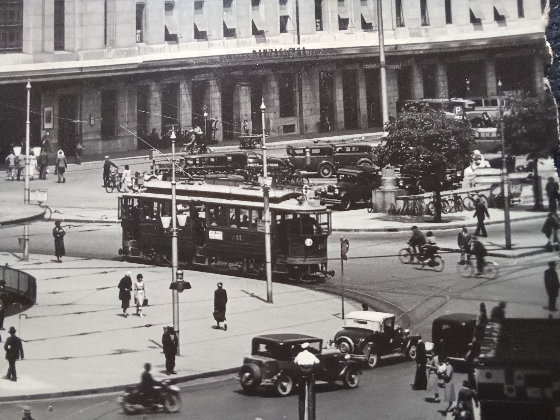 Ansichtskarten: No. 8045, Genf, Gare Cornavin, 1937, Oldtimer – Gebraucht aus Aarau Rohr von mgvw 3